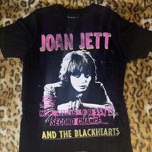 Joan Jett Graphic Tee - Black